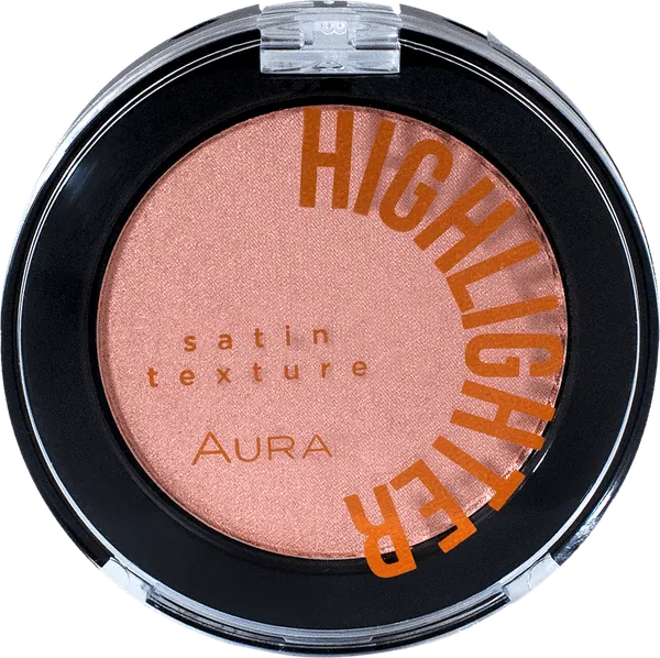 Puder za lice AURA Glorious Cheeks kompkatni prah visokog sjaja 219 Golden Spice