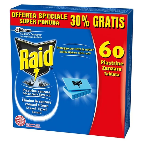 RAID tablete protiv komaraca 60kom