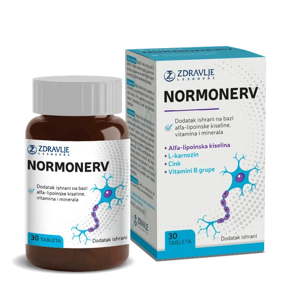 Regulacija šećera SAVA HEALTH Normonerv, 30 tableta