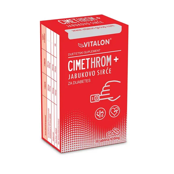 Regulacija šećera VITALON cimet, hrom + jabukovo sirće a30