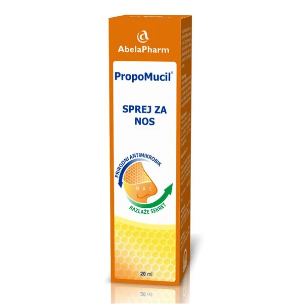 Respiratorni sistem ABELA PropoMucilÂ®Â sprej za nos, 20 ml