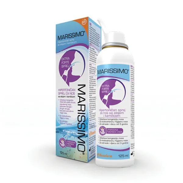 Respiratorni sistem HEMOFARM Marissimo extra forte sprej 125ml