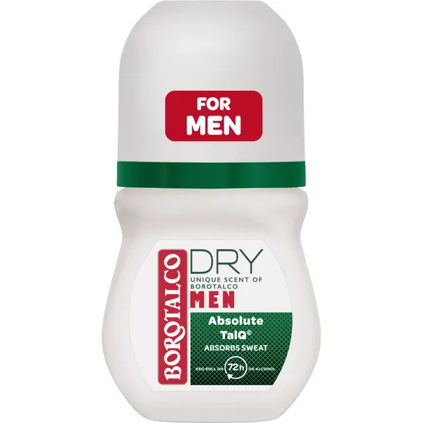 Roll-on BOROTALCO MEN Absolute Extra Dry Unique dezodorans 50 ml