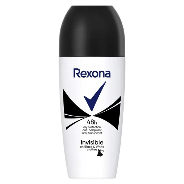 Roll-on REXONA Invisible Black & White 50ml