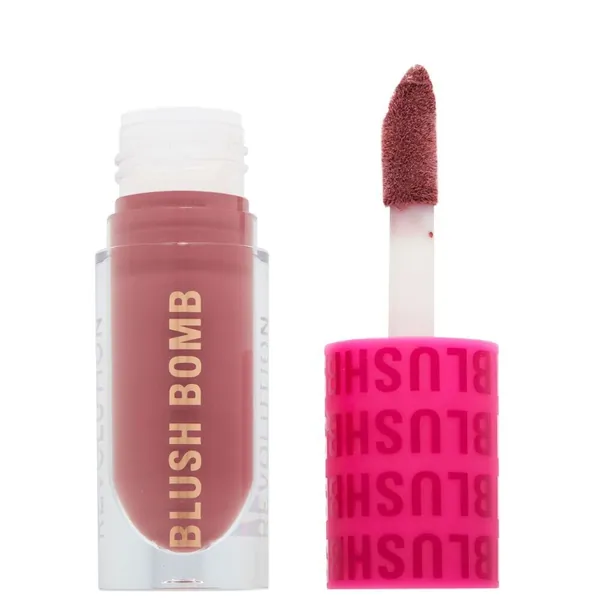 Rumenilo REVOLUTION blush bomb tečno - Rose Lust