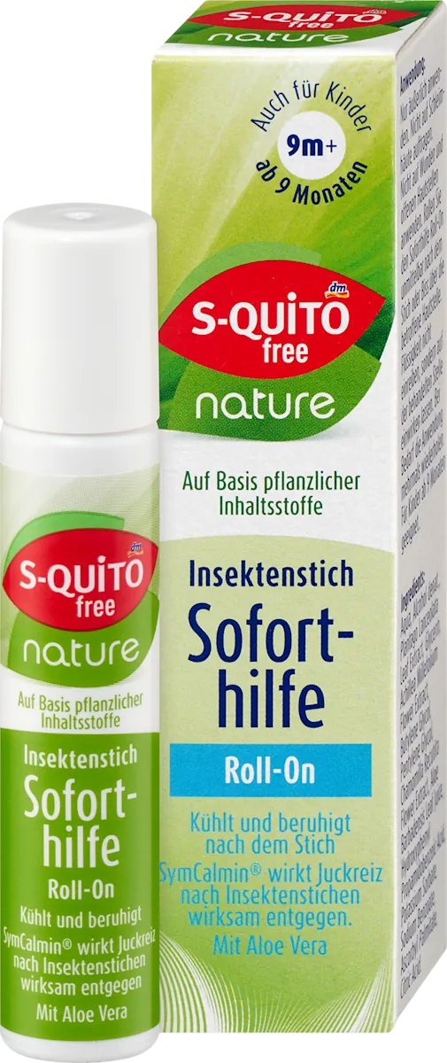 S-QUiTO FREE Sofort-hilfe roll-on posle uboda insekata 10ml