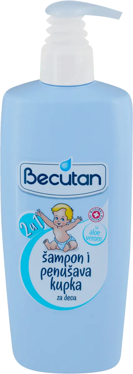 Šampon i kupka 2u1 BECUTAN pump.400 ml
