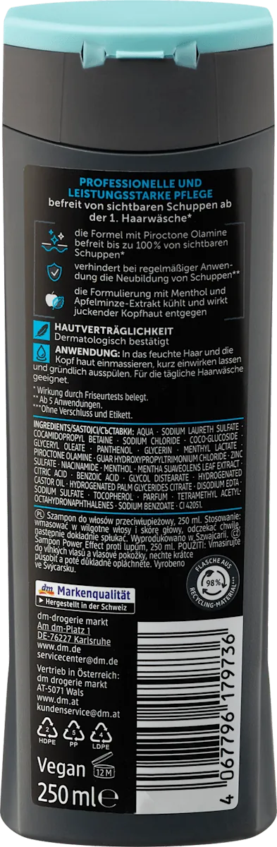 Šampon za kosu BALEA MEN Power effect protiv peruti 250ml