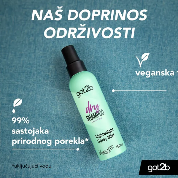 Šampon za kosu GOT2B Mist šampon za suvo pranje kose 150ml