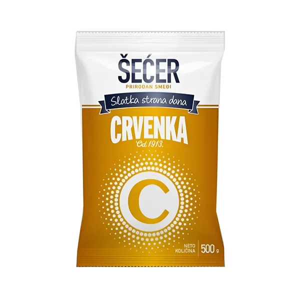 Šećer kristal CRVENKA smedji 500g