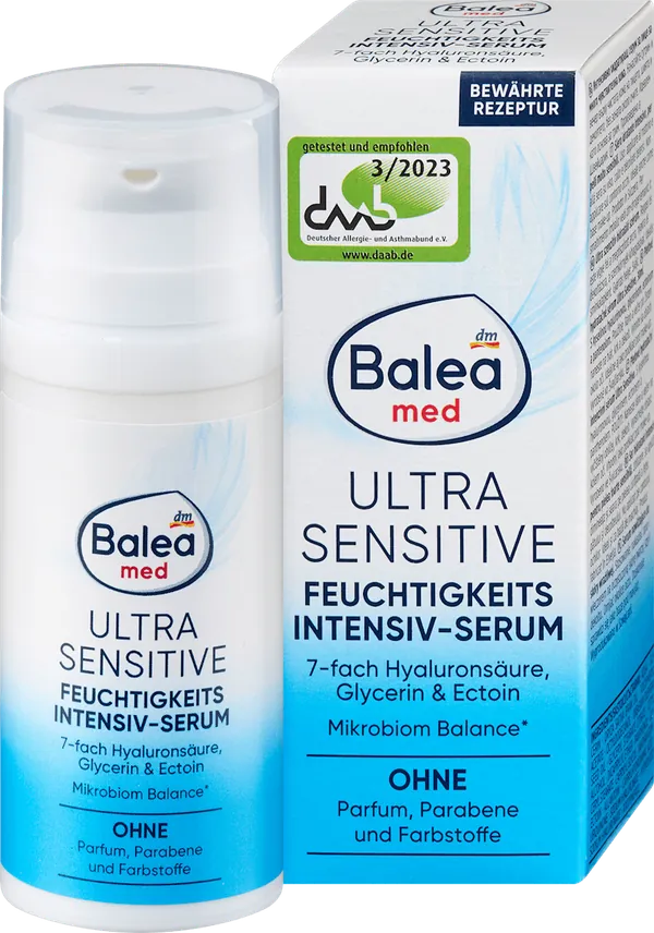 Serum za lice BALEA ultra sensitive hidratantni intenzivni za osetljivu kožu, 30 ml