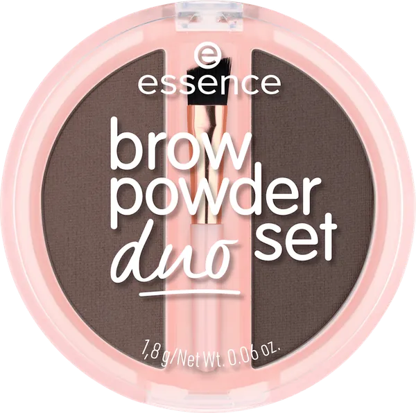Set z aobrve ESSENCE Brow Powder duo 03 Dark