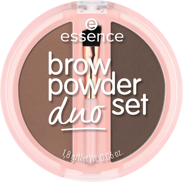 Set za obrve ESSENCE Brow Powder duo 02 Medium