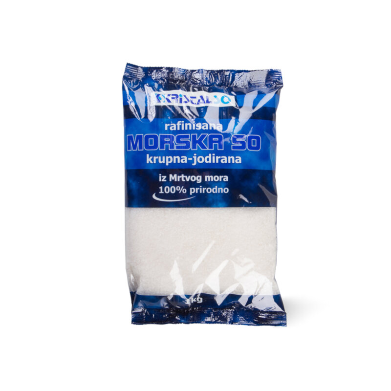 So morska KRISTAL SO krupna kesa 1kg