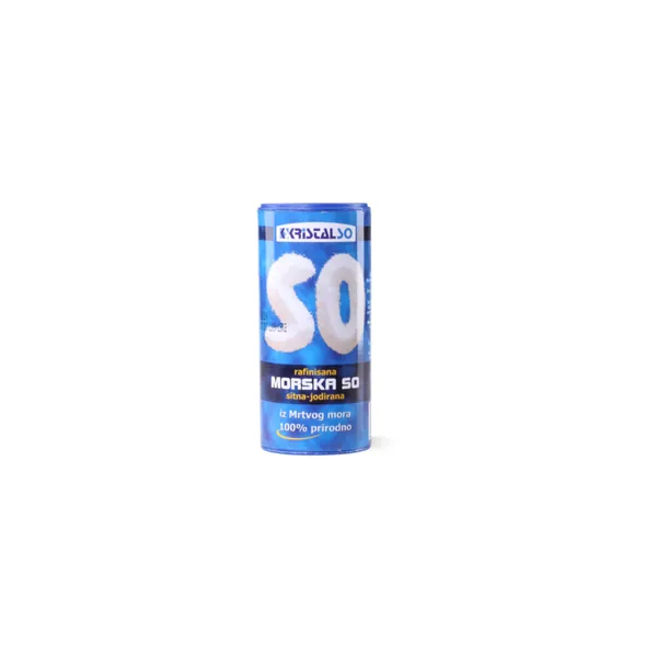 So morska KRISTAL SO rafinirana sitna pvc doz 250g