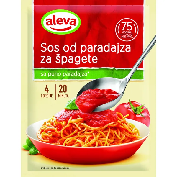Sos ALEVA paradajz za špagete 85g