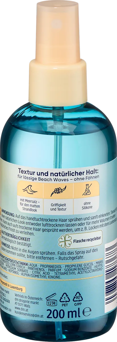 Spej za kosu BALEA Sea salt texture 200ml