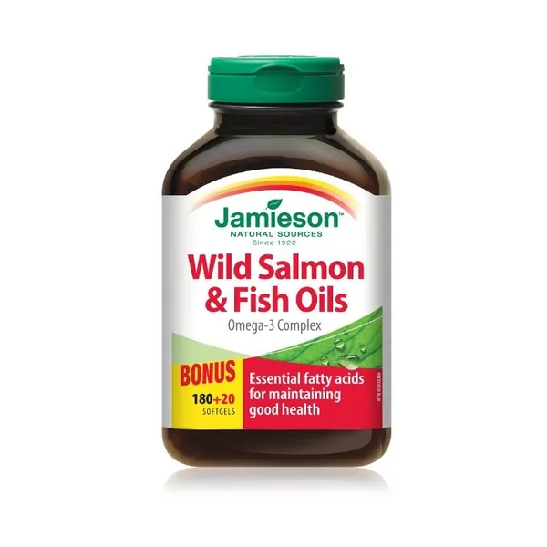 Srce, krvni sudovi i cirkulacija JAMIESON LABORATORIES Jamieson Wild Salmon & Fish Oil kapsule 90 komada