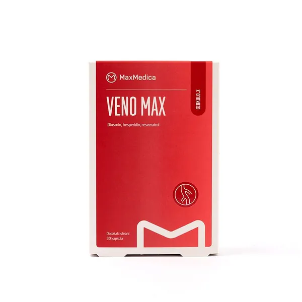 Srce, krvni sudovi i cirkulacija MAXMEDICA Veno Max 30 kapsula