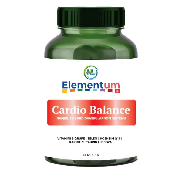 Srce, krvni sudovi i cirkulacija PLUS NATURALLAB Elementum cardio balance 60 caps