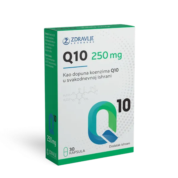 Srce, krvni sudovi i cirkulacija SAVA HEALTH Q10 250mg, 30 kapsula
