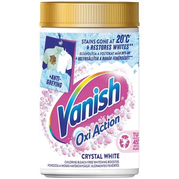 Sredstvo za odstranjivanje fleka VANISH Oxy action white prah 970g