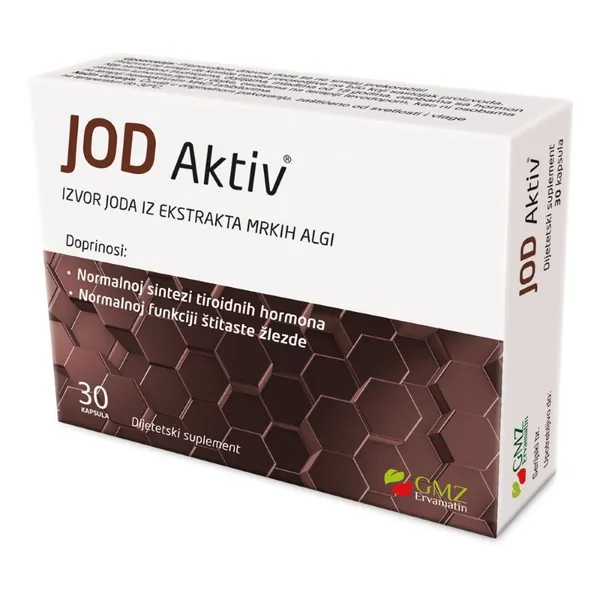 Štitna žlezda ERVAMATIN Jod Aktiv a 30