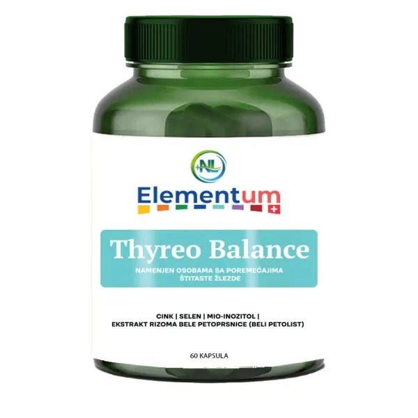 Štitna žlezda PLUS NATURALLAB Elementum thyreo balance 60 caps