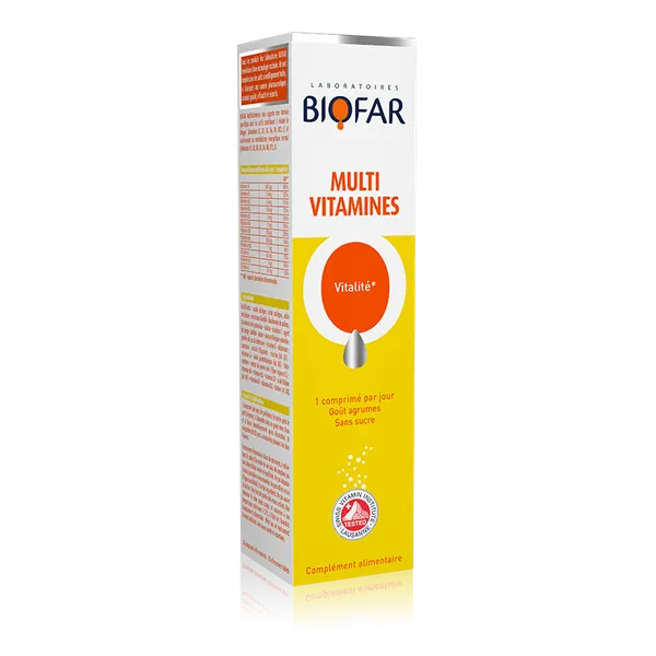Šumeći vitamini i minerali BIOFAR Multivitamin 20 komada