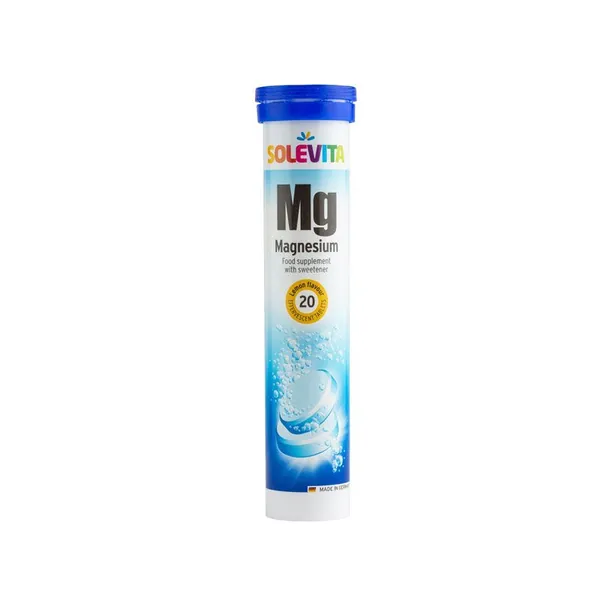 Šumeći vitamini i minerali SOLEVITA Magnezijum šumeće tablete, 20 kom