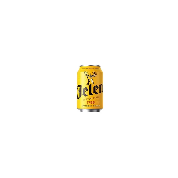 Svetlo pivo JELEN limenka 0,33l