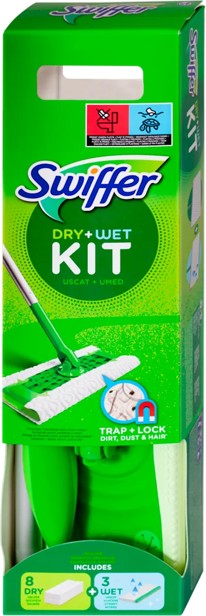 SWIFFER starter kit sa dopunom (8+3 dopune)
