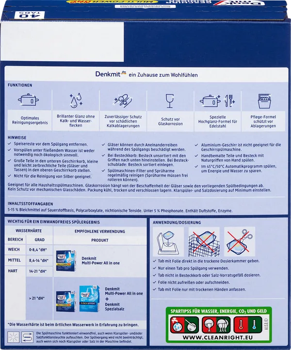 Tablete DENKMIT Multi-power all in one 40kom