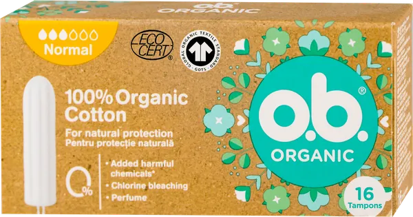 Tamponi O.B. Normal organic 16kom