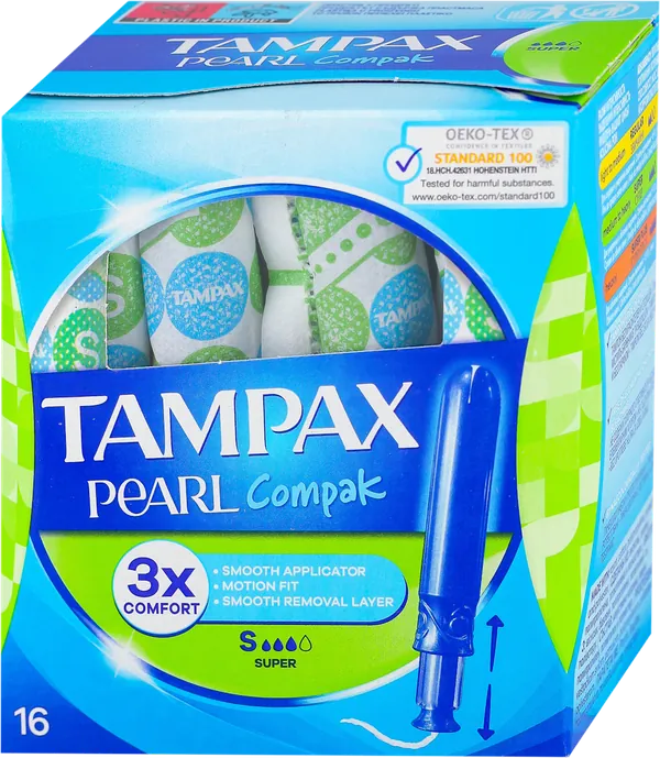 Tamponi TAMPAX Pearl Compak Super 16kom