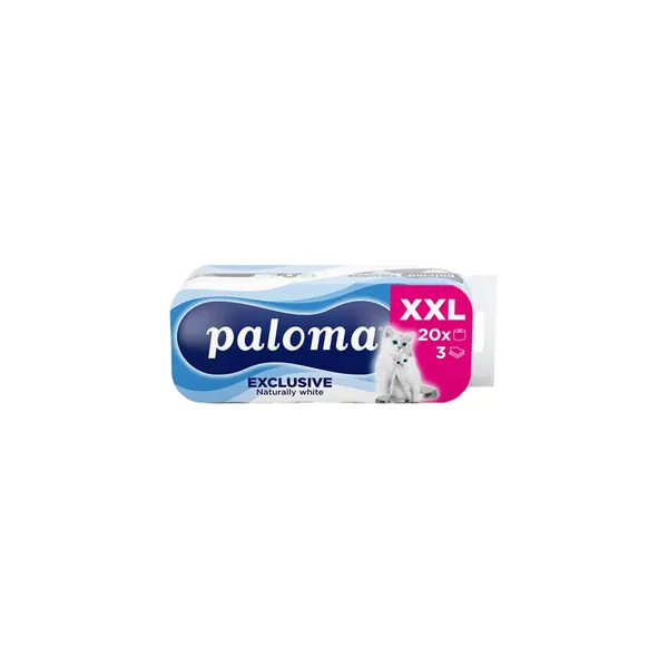 Toalet papir PALOMA exclusive 3sloja 20kom