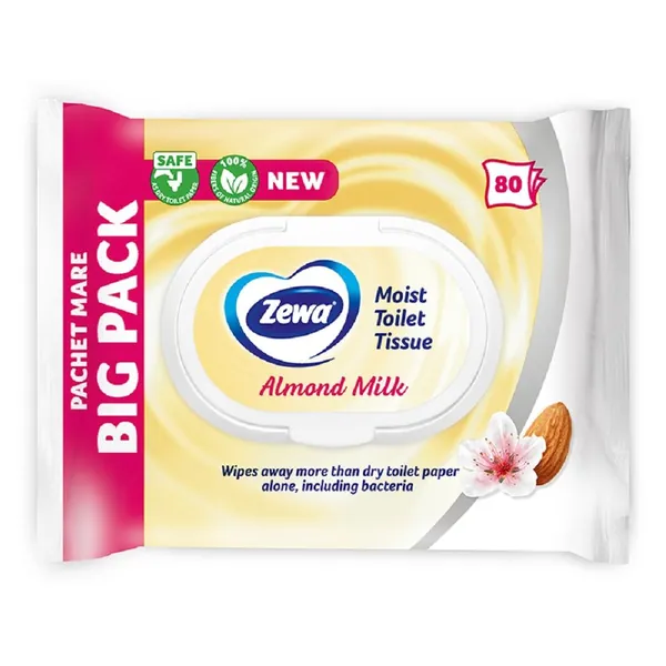 Toalet papir ZEWA vlažni almond 80/1