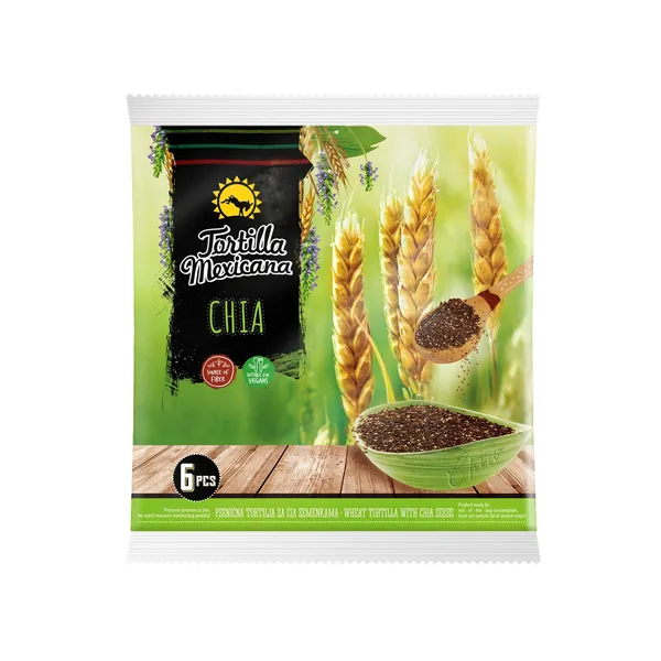 Tortilla MEXICANA Chia 390g