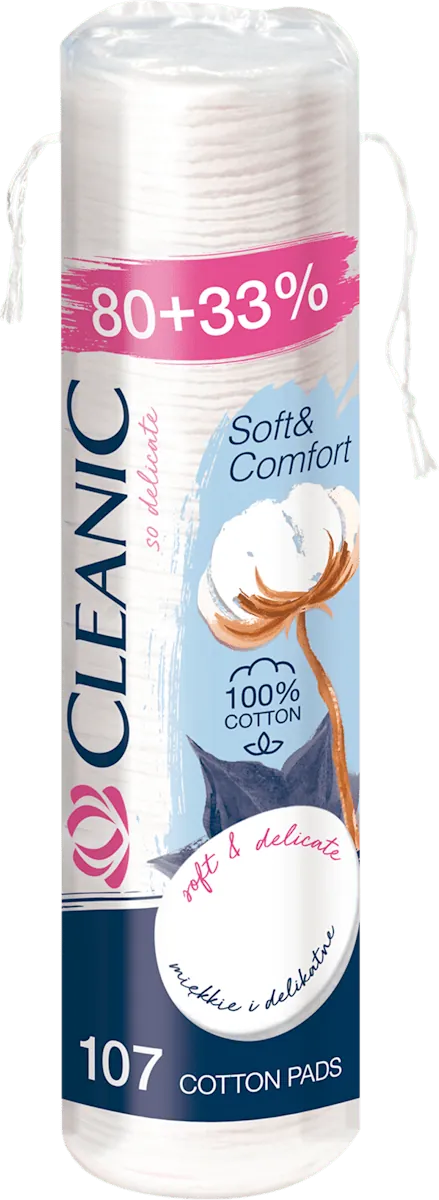 Tuferi CLEANIC za lice soft & comfort 107kom