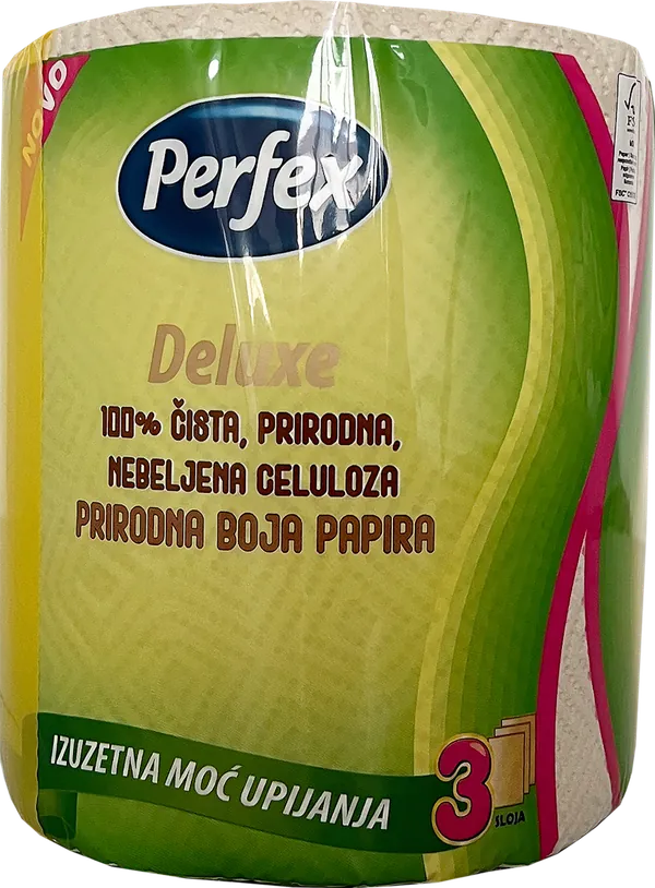 Ubrus PERFEX Deluxe prirodna boja 3sloja 1kom
