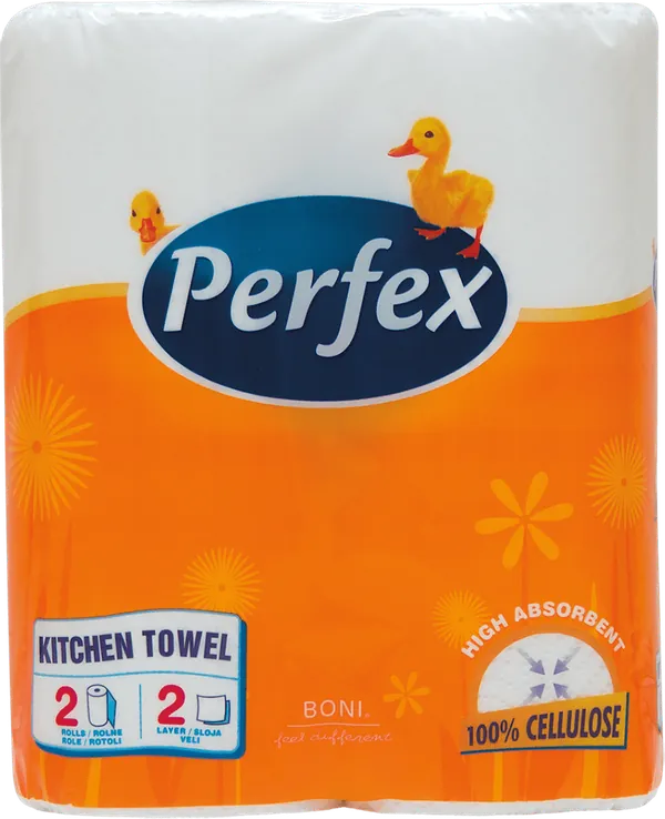 Ubrus PERFEX žuti dvoslojni 2/1