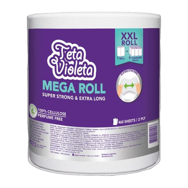 Ubrus VIOLETA Mega roll 2sloja 1kom