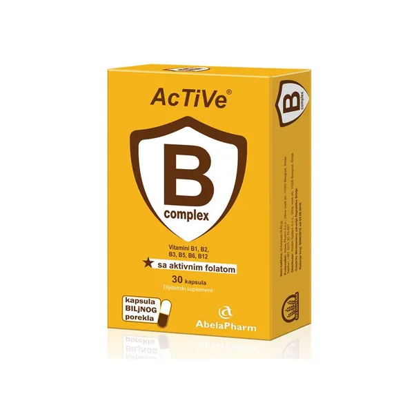 Vitamini i minerali ABELA Active B komplex 30 kapsula