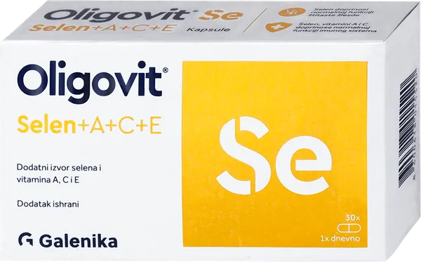 Vitamini i minerali GALENIKA A.D. BEOGRAD Oligovit Se kapsule 30 komada