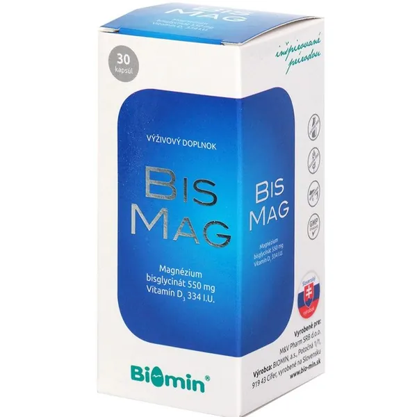 Vitamini i minerali MV PHARM BisMag 30cps