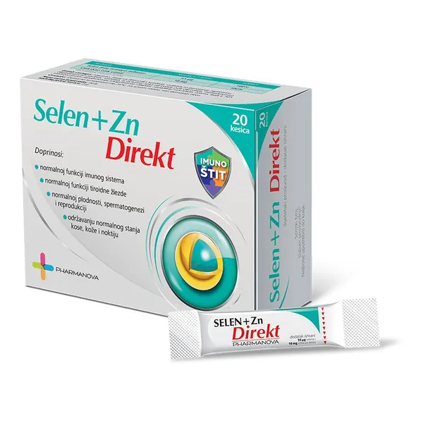 Vitamini i minerali PHARMANOVA CO-PHN Pharmanova selen+ Zn direkt pulvis 20 kesica