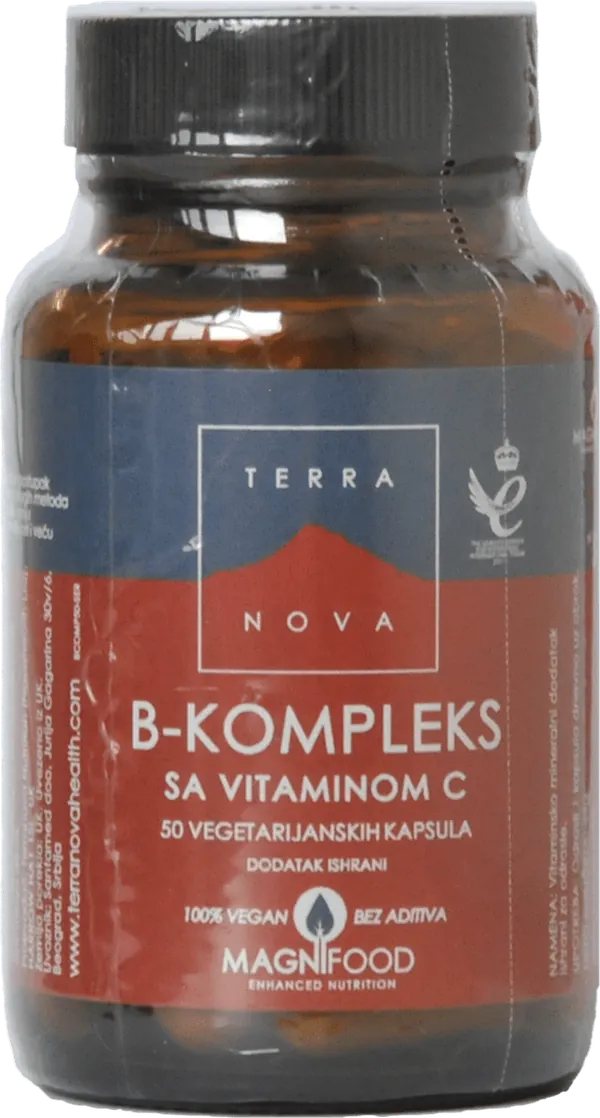 Vitamini i minerali TERRANOVA B kompeks + vitamin C kapsule A50
