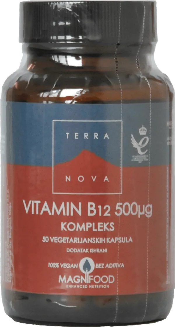 Vitamini i minerali TERRANOVA Vitamin B12 500mcg kompleks A50