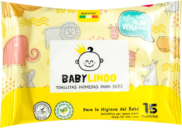 Vlažne maramice BABY LINDO aloe vera 15kom