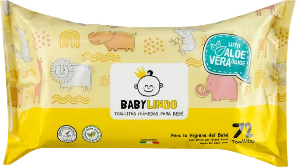 Vlažne maramice BABY LINDO meko pakovanje 72kom